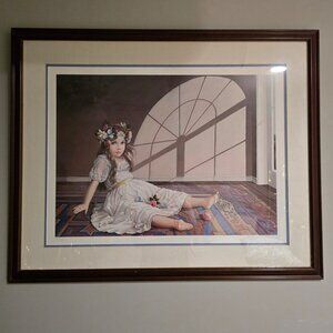 Pati Bannister Fan Window Signed & Numbered 407/950 COA Framed